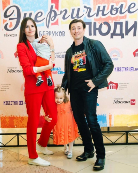 Жены и дети Сергея Безрукова, редкие фото