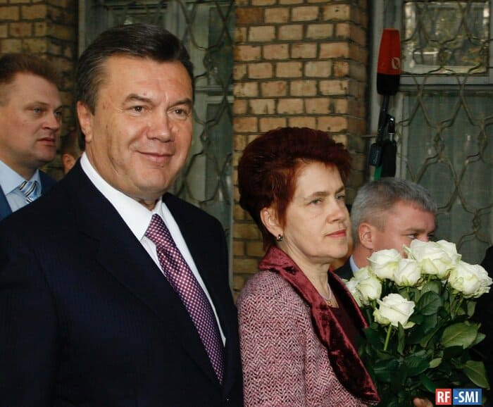 Виктор Янукович и Людмила Янукович