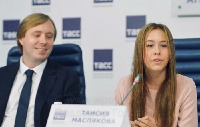 Масляков-младший и его дочь Таисия