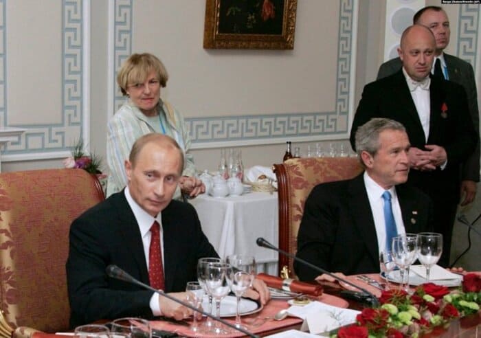 Лидеры России в компании Пригожина на прошлой встрече