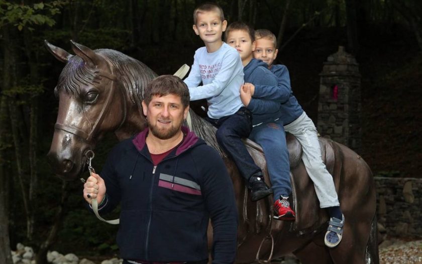 Рамзан Кадыров и его дети, старшие сыновья