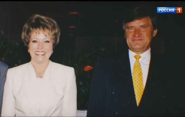 Валентина Матвиенко и ее муж Владимир Васильевич Матвиенко в начале 2000-х